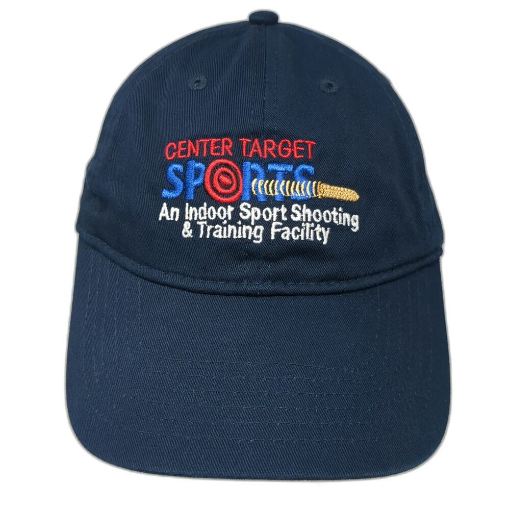 Ouray Baseball Cap Blue OSFM Center Target Sports Shooting Range Strapback Hat